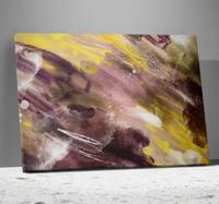 Abstracte kwaststreken Canvas schilderij kunst