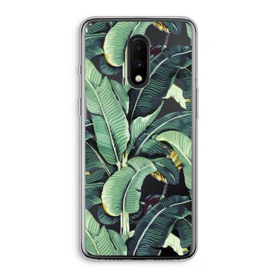 Bananenbladeren: OnePlus 7 Transparant Hoesje