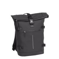New Rebels William Riverside Zwart 19L Rugzak Waterafstotend Laptop 15.6"