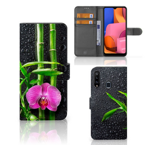 Samsung Galaxy A20s Hoesje Orchidee