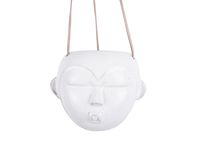 Present Time Mask ronde plantenhanger (Kleur: wit) - thumbnail