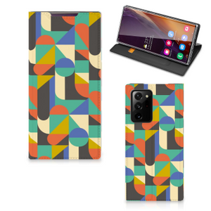 Samsung Galaxy Note 20 Ultra Hoesje met Magneet Funky Retro