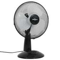 VidaXL Tafelventilator 3 snelheden 40 w 30 cm zwart