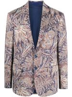 ETRO blazer à simple boutonnage - Bleu