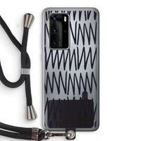 Marrakech Zigzag: Huawei P40 Pro Transparant Hoesje met koord