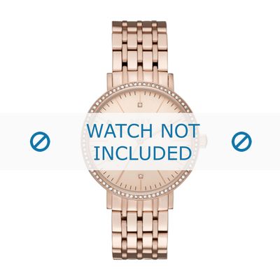 DKNY horlogeband NY2608 Staal Rosé
