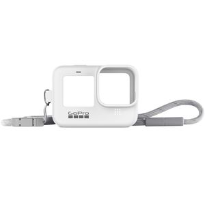 GoPro Sleeve + Lanyard White voor HERO9 Black