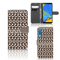 Samsung Galaxy A7 (2018) Telefoon Hoesje Aztec Brown