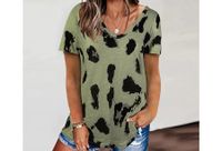 Dames shirt met panterprint - thumbnail