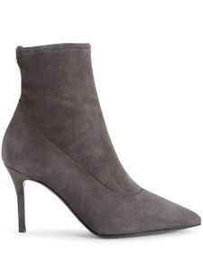 Giuseppe Zanotti bottines Mirea 90 mm en cuir - Gris