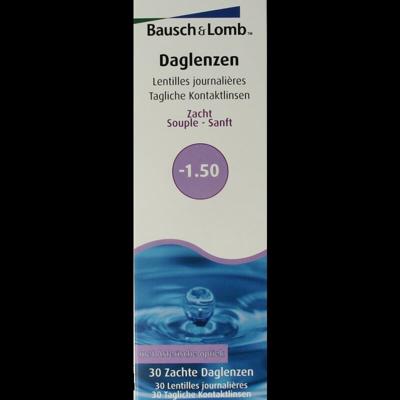 Bausch & Lomb Daglenzen -1.50 30 Stuks