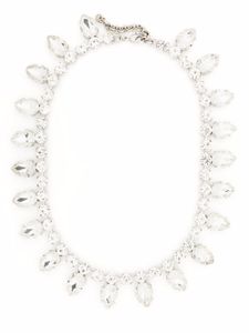 Philipp Plein collier à ornements en cristal - Argent