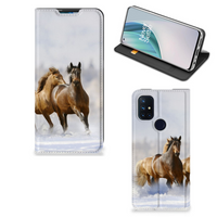 OnePlus Nord N10 5G Hoesje maken Paarden - thumbnail