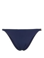 Moschino bas de bikini à plaque logo - Bleu