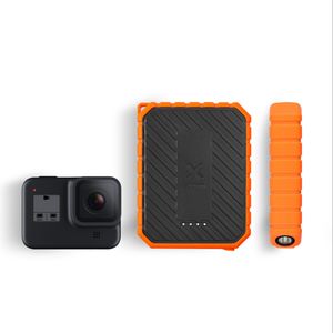 Xtorm by A-Solar Rugged 10000 Powerbank 10000 mAh Quick Charge 3.0, Power Delivery LiPo USB-A, USB-C Oranje, Zwart Outdoor, Zaklamp, Statusweergave