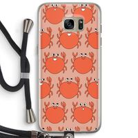 Krab: Samsung Galaxy S7 Edge Transparant Hoesje met koord