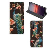 Sony Xperia 5 II | Hoesje maken | Pauw met Bloemen