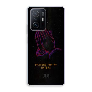 Praying For My Haters: Xiaomi 11T Transparant Hoesje
