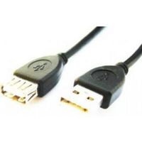 Gembird 1.8m USB 2.0 A M/FM USB-kabel 1,8 m USB A Zwart - thumbnail