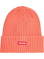 Supreme bonnet à patch logo - Orange - thumbnail