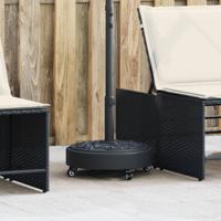Parasolvoet met wielen voor stok van 38 / 48 mm 27 kg rond