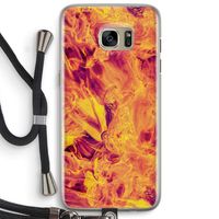 Eternal Fire: Samsung Galaxy S7 Edge Transparant Hoesje met koord