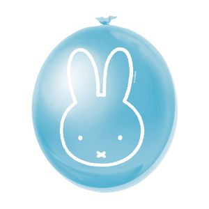Haza Witbaard Ballonnen nijntje blauw, 6st.