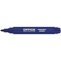 OFFICE products permanent marker 1-3 mm, rond, blauw