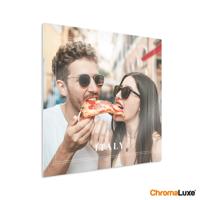 Foto op aluminium afdrukken - Wit (ChromaLuxe) - 30 x 30 cm