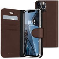 Accezz Wallet Case voor Apple iPhone 13 Pro Telefoonhoesje Bruin
