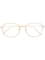 Gucci Eyewear lunettes de vue carrées à logo G - Or