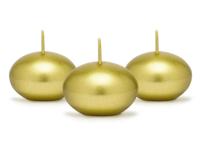 Drijvende Kaars Metallic Goud (50st)