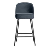 BePureHome Barstoel 'Vogue' Velvet, kleur Teal (zithoogte 64cm)