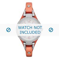 Horlogeband Fossil ES3468 Onderliggend Leder Roze 8mm