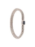 John Hardy bracelet Classic Chain 6.5 mm pavé de saphirs - Argent - thumbnail