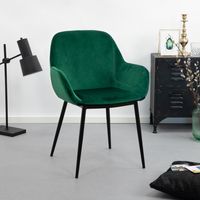 Kave Home Eetkamerstoel Konna Velvet