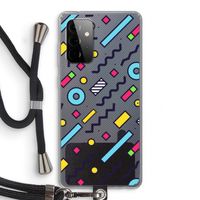 8-bit N°8: Samsung Galaxy A72 5G Transparant Hoesje met koord