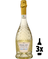3 flessen Bosio Demi Sec Sparkling White 0.0% Probeerpakket