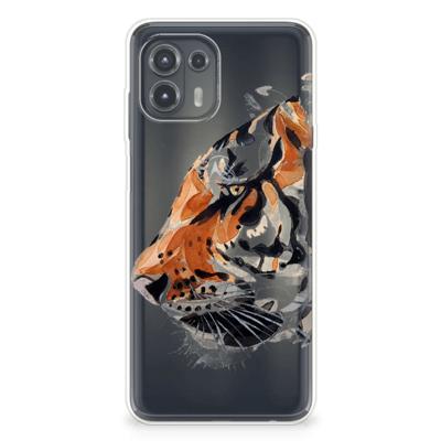 Smartphone hoesje Motorola Edge 20 Lite Watercolor Tiger