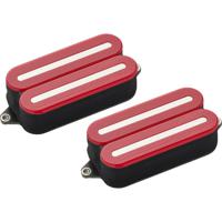 Fishman PRF-MO6-SDN Fluence Open Core Modern Humbucker Set 6-String Red / Nickel Rails actieve elementenset - thumbnail