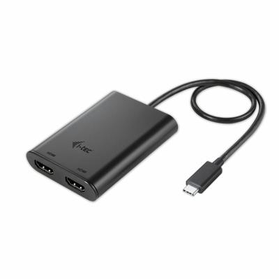 Adapter DisplayPort naar HDMI i-Tec C31DUAL4KHDMI Zwart 4K Ultra HD