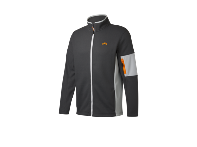 CRIVIT Heren fleece jas (Grijs, L)