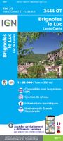 Wandelkaart - Topografische kaart 3444OT Brignoles - le Luc | IGN - Institut Géographique National - thumbnail