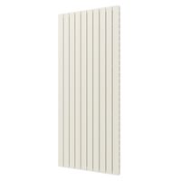 Plieger Designradiator Cavallino Retto Dubbel 1936 Watt Middenaansluiting 180x75,4 cm Wit Structuur