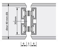 Alprokon borstelprofiel 3010 F1 40mm 2400mm - thumbnail