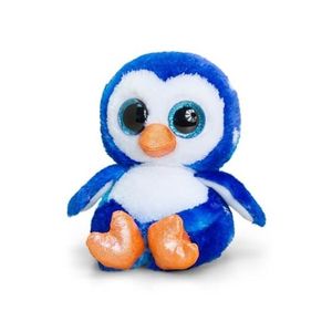 Keel Toys pluche pinguin knuffel blauw/wit15 cm   -