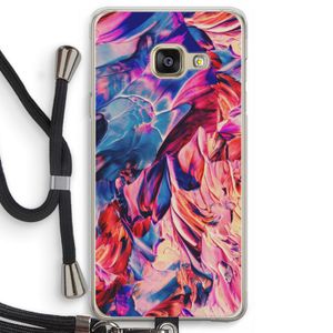 Pink Orchard: Samsung Galaxy A3 (2016) Transparant Hoesje met koord
