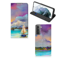 Bookcase Samsung Galaxy S21 FE Boat - thumbnail