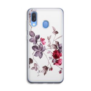Mooie bloemen: Samsung Galaxy A40 Transparant Hoesje