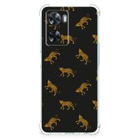 Case Anti-shock voor OPPO A57 | A57s | A77 4G Leopards